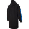 Chaqueta larga de forro polar «azul y negra»
