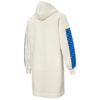 Chaqueta larga de forro polar «Blanco Azul»