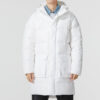 Chaqueta larga de plumas «blanca»
