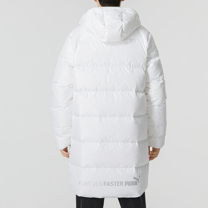 Chaqueta larga de plumas «blanca»