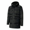 Chaqueta larga de plumas de camuflaje «negra»