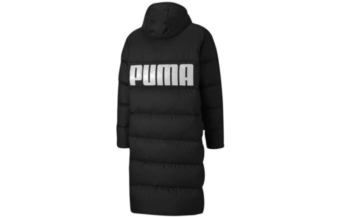 Chaqueta larga de plumas oversize «Negro y blanco»