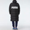 Chaqueta larga de plumas oversize «Negro y blanco»