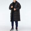 Chaqueta larga de plumas oversize «Negro y blanco»