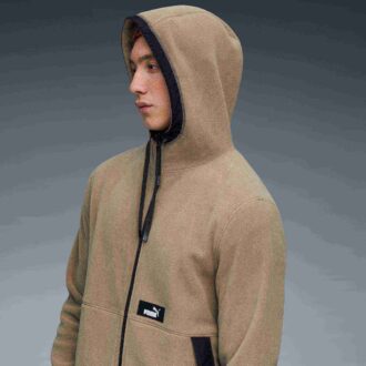Chaqueta polar con capucha y aislamiento para hombre