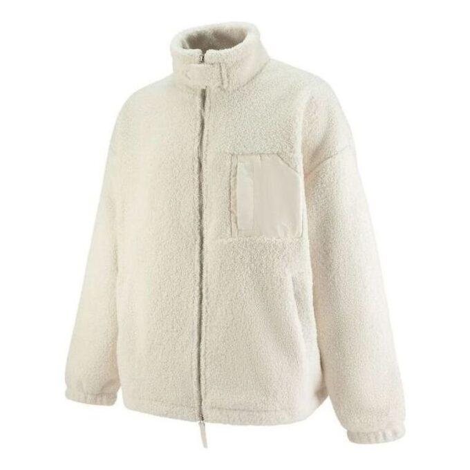 Chaqueta polar MMQ Sherpa «Blanco»