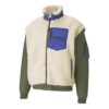 Chaqueta polar Sherpa PUMA x Attempt «Beige, verde y azul»