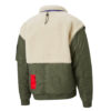 Chaqueta polar Sherpa PUMA x Attempt «Beige, verde y azul»