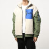 Chaqueta polar Sherpa PUMA x Attempt «Beige, verde y azul»