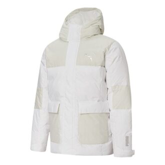 Chaqueta protectora de plumón «Blanco Beige»
