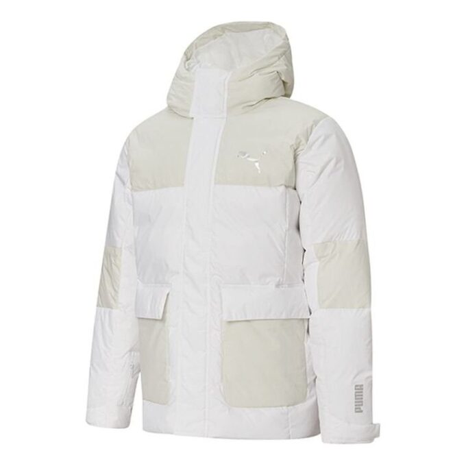 Chaqueta protectora de plumón «Blanco Beige»