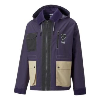 Chaqueta PUMA x Ami «Morada»