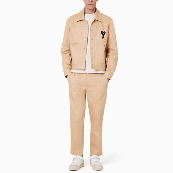 Chaqueta PUMA x AMI «Rosa»