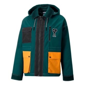 Chaqueta PUMA x Ami «Verde»