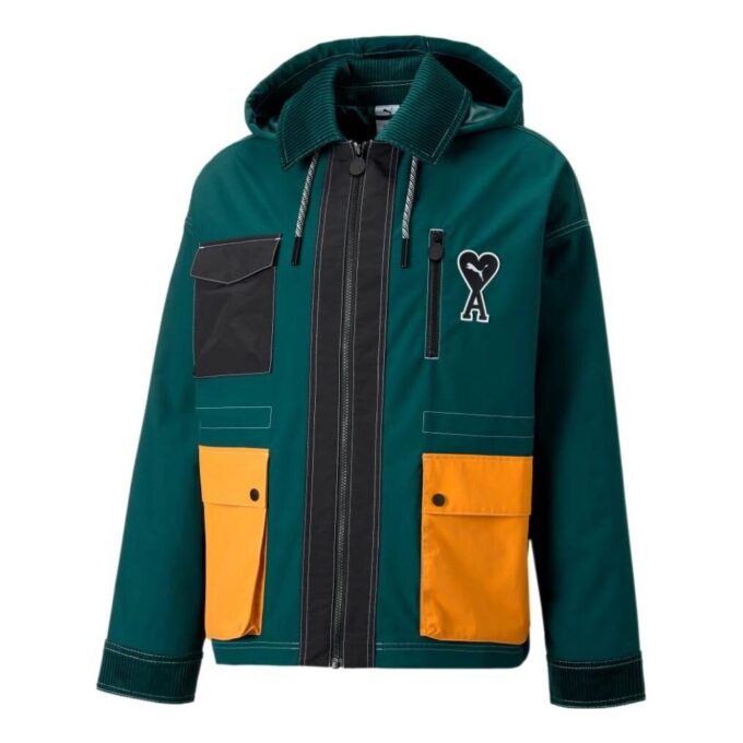 Chaqueta PUMA x Ami «Verde»