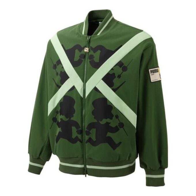 Chaqueta PUMA x Staffonly X Monopoly «Verde»