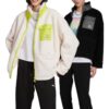 Chaqueta Sherpa con bolsillo de parche «Blanca»