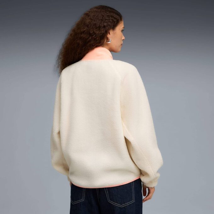 Chaqueta Sherpa de forro polar para mujer