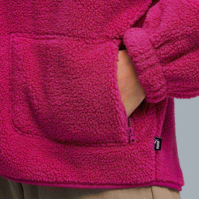 Chaqueta Sherpa de forro polar para mujer