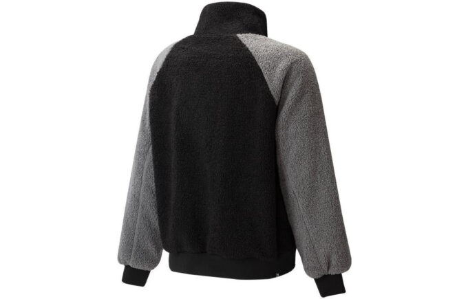 Chaqueta Sherpa Manga Reglan «Negra»