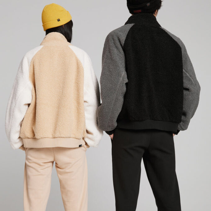Chaqueta Sherpa Manga Reglan «Negra»