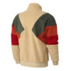 Chaqueta Sherpa Retro Block «Marrón Rojo Verde»