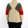 Chaqueta Sherpa Retro Block «Marrón Rojo Verde»