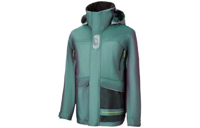 Chaqueta Tech Stormcell de PUMA x Helly Hansen «Verde y negro»