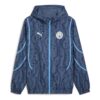 Chaqueta tejida prepartido del Manchester City «Azul tinta»