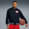 Chaqueta universitaria de baloncesto para hombre con paquete de pegatinas Chaqueta universitaria de baloncesto para hombre con paquete de pegatinas