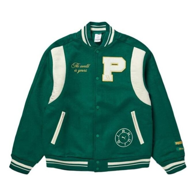 Chaqueta universitaria PUMA x RHUIGI «Verde»