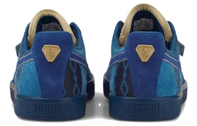 Clyde Vintage x Dapper Dan «Pasarela previa al partido – Azul»