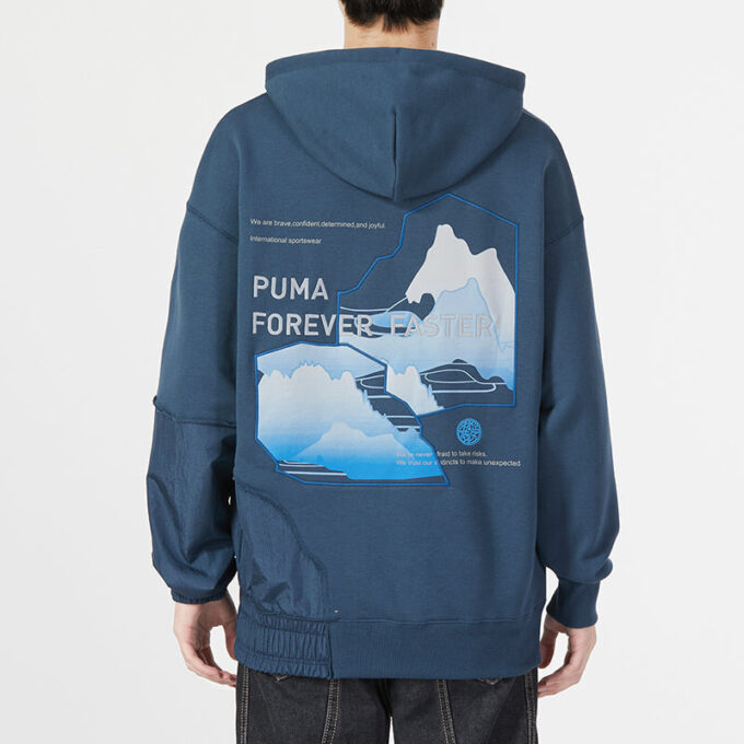 CNY Sudadera con capucha Bz Zaozhi «Azul»
