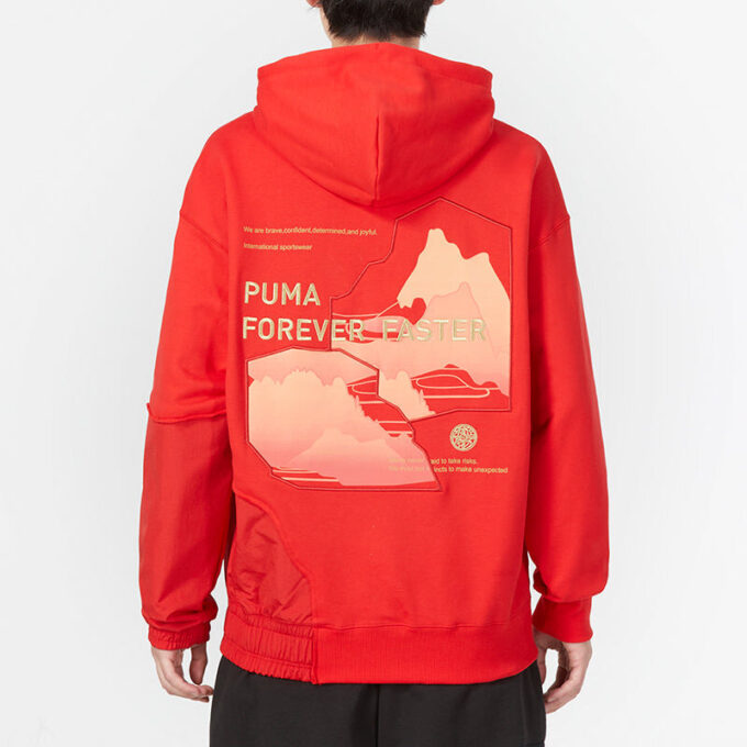 CNY Sudadera con capucha Bz Zaozhi «Roja»