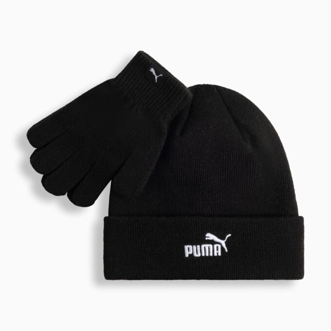 Conjunto de gorro y guantes de punto para niños