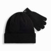 Conjunto de gorro y guantes de punto para niños