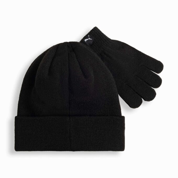 Conjunto de gorro y guantes de punto para niños