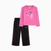 Conjuntos a juego: camiseta de manga larga y pantalones anchos para niños pequeños