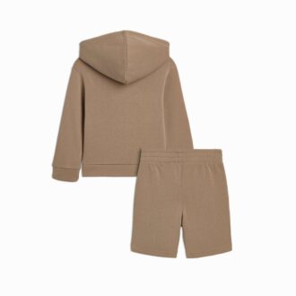 Conjuntos a juego Conjunto de sudadera con capucha y pantalones cortos de 2 piezas para niños pequeños Conjuntos a juego Conjunto de sudadera con capucha y pantalones cortos de 2 piezas para niños pequeños