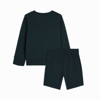 Conjuntos a juego Conjunto de sudadera y pantalones cortos de 2 piezas para niños pequeños Conjuntos a juego Conjunto de sudadera y pantalones cortos de 2 piezas para niños pequeños