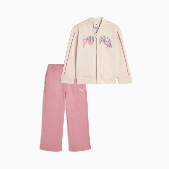 Conjuntos a juego de chaqueta polar y pantalones anchos para niños pequeños Conjuntos a juego de chaqueta polar y pantalones anchos para niños pequeños