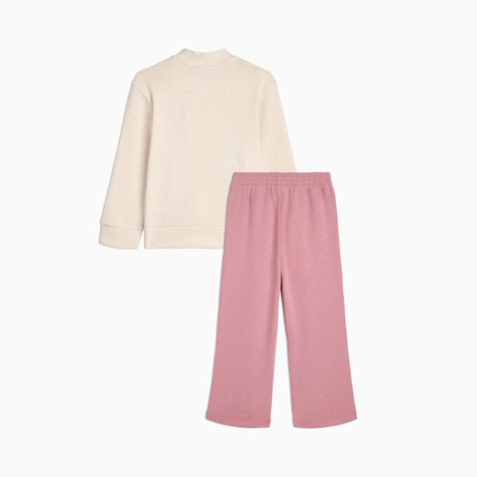 Conjuntos a juego de chaqueta polar y pantalones anchos para niños pequeños Conjuntos a juego de chaqueta polar y pantalones anchos para niños pequeños