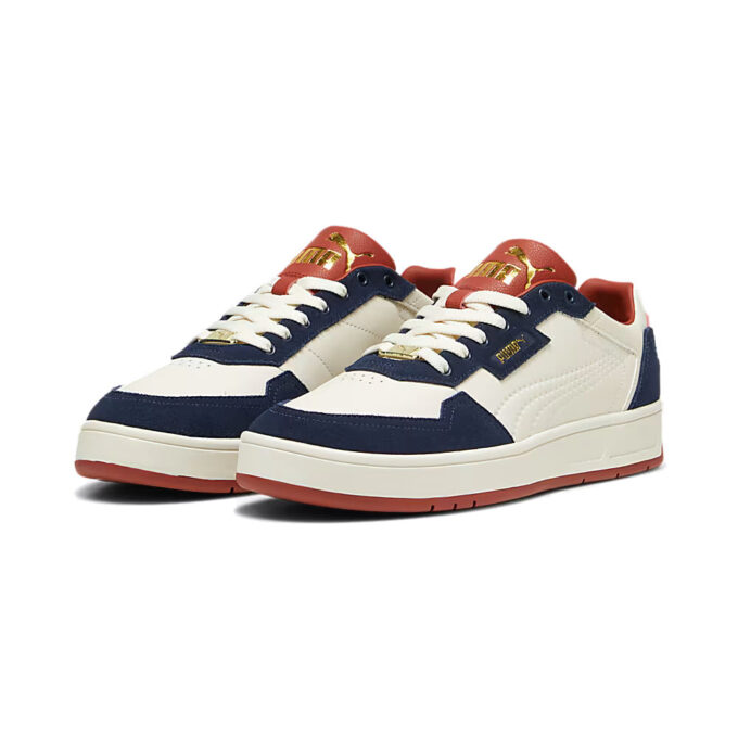 Court Classic Lux SD «Blanco Azul Marino»
