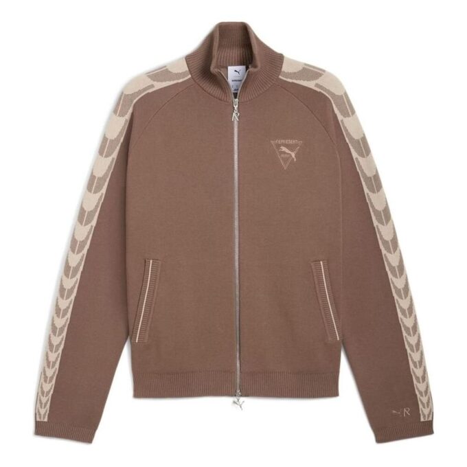 Cárdigan con logotipo PUMA x REPRESENT T7 «Marrón»