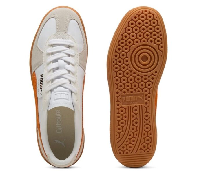 Cuero Palermo «Blanco Naranja Glo»
