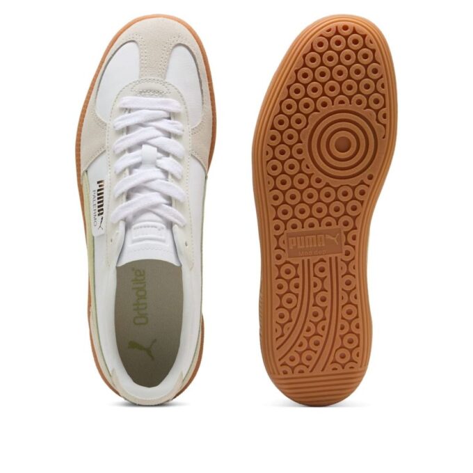 Cuero Palermo «Blanco Vapor Gris»