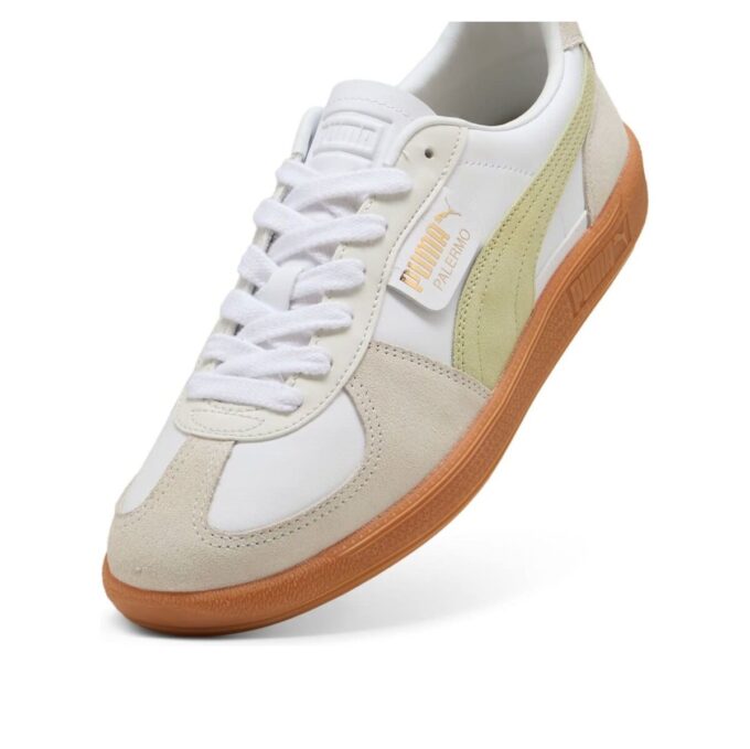 Cuero Palermo «Blanco Vapor Gris»