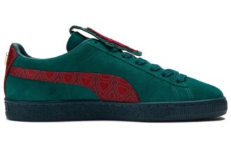Dapper Dan x Suede «Estampado Jacquard – Verde Universitario»
