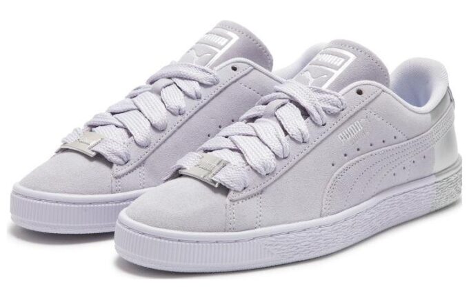 Equipo de baile Suede «Light Purple Silver»