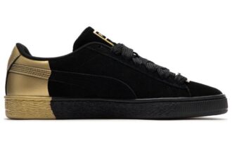 Equipo de baile Suede «Negro Dorado Metálico»